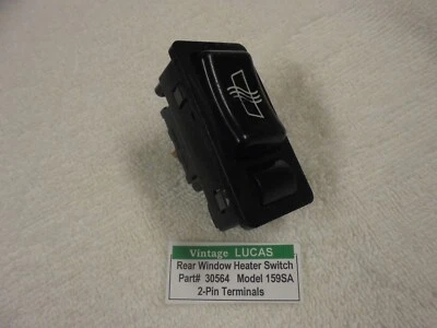 Interruptor basculante calentador ventana trasera Lucas 30564 - Modelo 159SA Foto 1 de 3