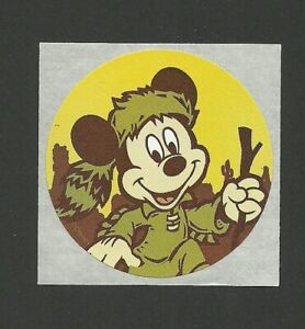 Frontierland Mickey Mouse comme autocollant premium Davy Crockett Walt Disney World
