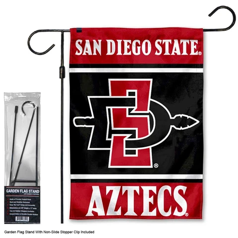 San Diego State Aztecs Garden Flag and Stand Pole Kit Cover