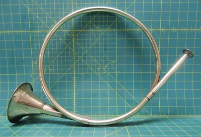 Trompeta de latón corneta zorro cuerno de caza cuerno de Navidad 19,5 largo x 12,5 redondo India Foto 1 de 4