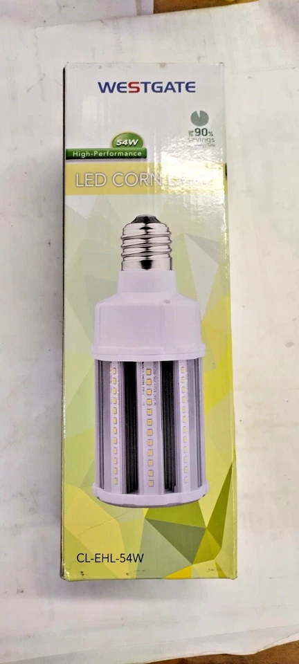 Westgate LED Corn Lamp CL-EHL-54W E39 Base, 3000K color - Image 1 of 1