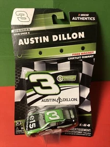 1/64 NASCAR Authentics 2018 Wave 5 #3 Austin Dillon e15 Chevy Camaro Free Magnet - Picture 1 of 3