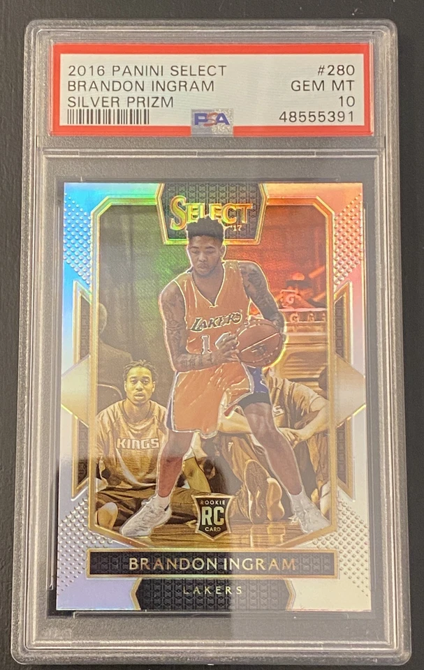 2016 Panini Select Brandon Ingram Silver Prizm Courtside Refractor #280 RC - Image 1 of 1