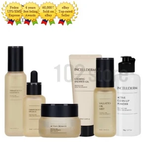 INCELLDERM Dermatology Booster Serum Cream Oil-Mist Balance Gel Cleanup 6pcs Set - Picture 1 of 3
