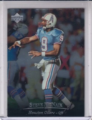 STEVE MCNAIR 1996 Upper Deck Silver #132 Oilers - Image 1 of 2