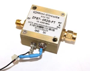 Mini-Circuits ZFBT-4R2GW-FT Bias Tee 10-4200 MHz SMA - Imagen 1 de 5