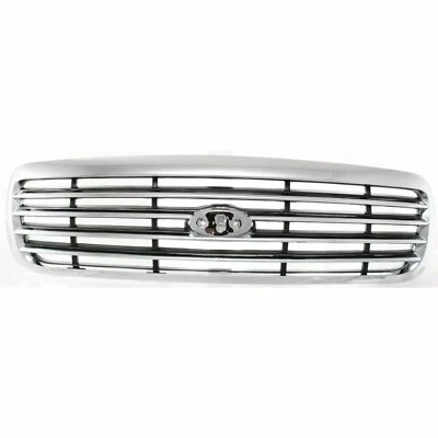 Fits Ford Crown Victoria Front Grille Black & Chrome Plastic For 1998-2011 — 第 1/4 张图片