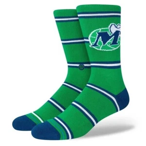 Stance Dallas Mavericks NBA Hardwood Classics Crew Socks Large Men 9-13 - Picture 1 of 4