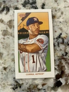 2020 TOPPS 206 SERIES 1 BASE CARD HOUSTON ASTROS CARLOS CORREA #17 - Picture 1 of 1