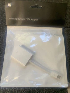 APPLE OEM ORIGINAL A1307 MB572Z/A MINI DISPLAYPORT TO VGA ADAPTER NEW IN PACKAGE - Picture 1 of 10
