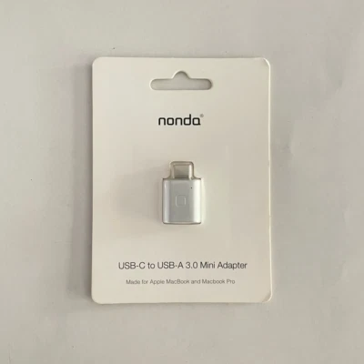 Nonda USB Adapter For Apple MacBook & Pro USB-C To USB-A 3.0 Mini MI22SLRN New - Image 1 of 4