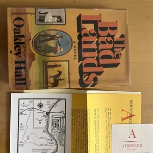 The Bad Lands Oakley Hall *Revie Copy 1st Edition With Publisher Letter - Picture 1 of 24