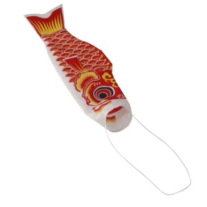 70cm Japanese Carp Flag Koinobori Windsock (Red) - Picture 1 of 9