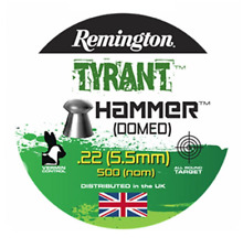 Remington Tyrant Hammer .22 / 5.5mm Round Domed Airgun Rifle Pellets