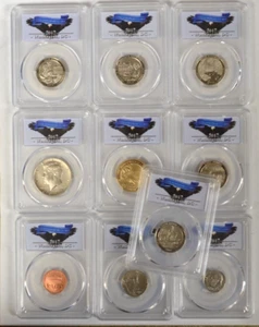 2017-S Enhanced Uncirculated 10 Coin Set PCGS SP70 Set 1 of 1,000 - Picture 1 of 21