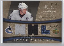 2006-07 Upper Deck Sweet Shot Sweet Stitches Dual /50 Markus Naslund #SS-MN