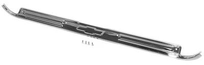 1967 1968 1969 1970 1971 1972 CHEVROLET TRUCK CHROME DOOR SILL PLATES W BOWTIE - Image 1 of 2