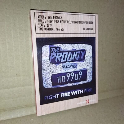 The Prodigy - Fight Fire With Fire (Single) (Wood Box, Mini-CD) SEALED! - Image 1 of 3