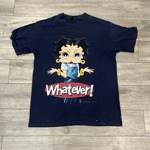 Betty Boop "whatever" 1989 Vintage Gr. L Single Stitched Changes - Bild 1 von 9