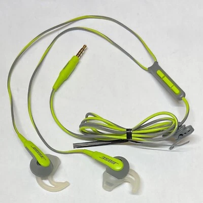 Bose - SIE2i Sport Earbud Headphones with Microphone - Green - Image 1 of 2