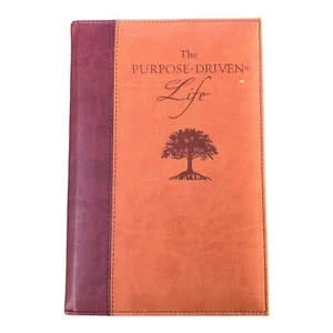 PURPOSE DRIVEN LIFE Deluxe Warren Leather ? Talk God Plan Journey Worship Church - Picture 1 of 12