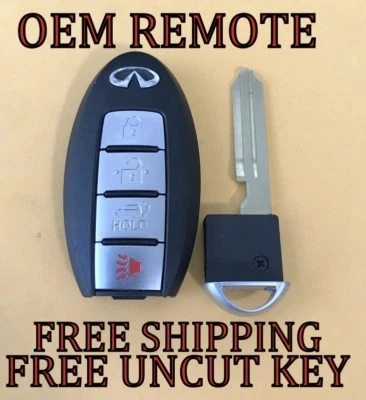 OEM 11-13 INFINITI QX56 LLAVE INTELIGENTE PROXIMIDAD ENTRADA SIN LLAVE MANDO A DISTANCIA CWTWB1U787 Foto 1 de 2