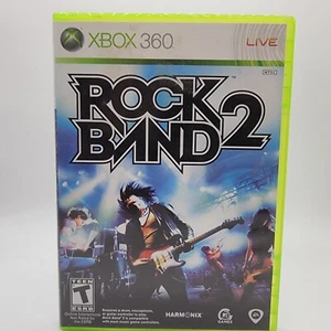 Rock Band 2 (Microsoft Xbox 360, 2008) No Manual - Picture 1 of 3
