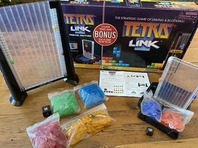 Tetris Link Game Play At Home On The Go Bonus 2 Player Travel Game COMPLETE 2011 - Image 1 of 4