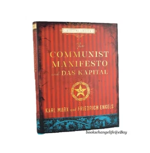 THE COMMUNIST MANIFESTO AND DAS KAPITAL Karl Marx Friedrich Engels Hardcover NEW - Picture 1 of 7
