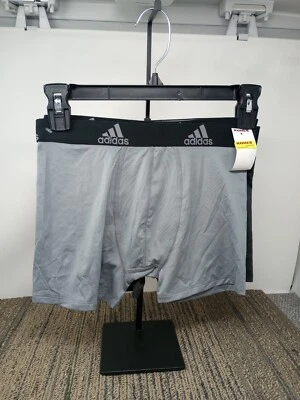 Adidas Boys' Youth Performance 3-Pair Boxer Brief Size X-Large 18-20 No Box Gray - Image 1 of 4