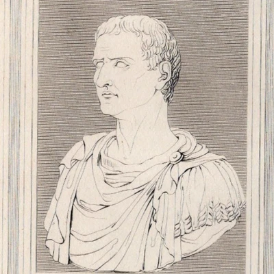 GALBA - Retrato Emperador Romano 1811 Grabado Antiguo Cobre Foto 1 de 2