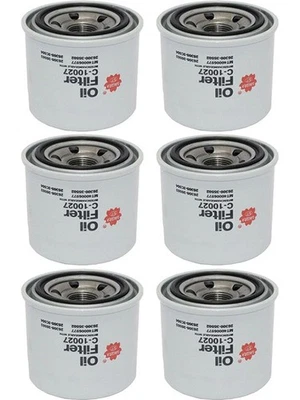 6 x Sakura Spin-On Oil Filter C-10027 fits Hyundai Elantra Lavita 1.8 FC - image 1 of 4