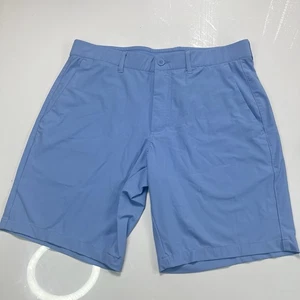 Holderness and Bourne Slater Shorts Mens 32 Blue Tailored Fit Golf Performance - Picture 1 of 12