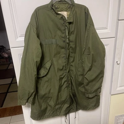 Vintage Men's US Army M-51 Fishtail Parka 8415-00-782-3218- Medium With Liner - Image 1 of 4