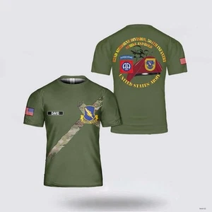 Custom US Army 82nd Airborne Division 504th Parachute Infantry Regiment T-Shirt - Bild 1 von 2