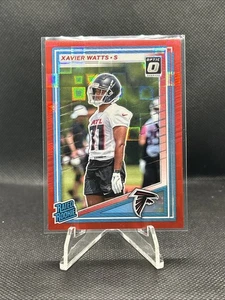2025 Panini Donruss - Rated Rookie Xavier Watts #399 Optic Preview Red... - Picture 1 of 3