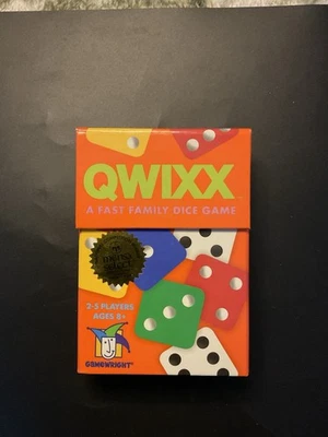 Gamewright 1201 Qwixx - A Fast Family Dice Game New Never Played See Description - Image 1 of 3
