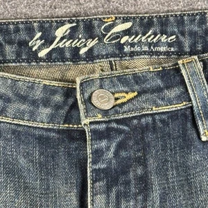 Juicy Couture Jeans Damen Gr. 31x34 Blau Flare Wide Leg Bell Bottom Denim Vintage - Bild 1 von 11