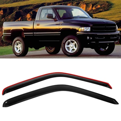 Para 94-01 Dodge Ram 2500 3500 Visera Ventana Humo Parasol Viento/Lluvia  Foto 1 de 4