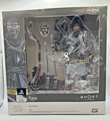 Figma No.509 Jin Sakai Ghost of Tsushima — Nuevo, 100 % auténtico, vendedor de EE. UU. Foto 1 de 4