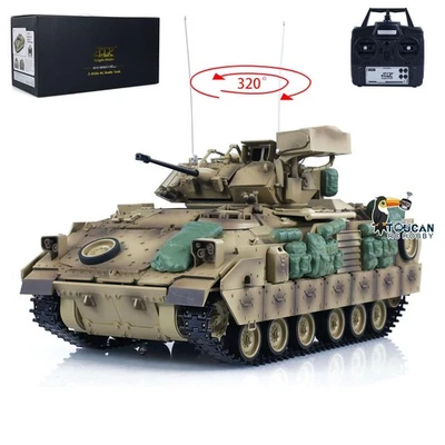 US STOCK 1:16 Tongde RC Battle Tank M2A2 Bradley Infrared Fighting Smoke Battery - Image 1 of 4