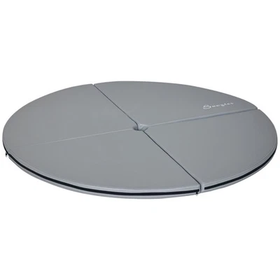 Alfombra de baile de poste plegable yoga ejercicio seguridad baile cojín acolchado de choque gris Foto 1 de 4