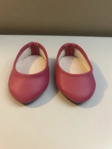 American 18” Girl Doll “Courtney” HTF Pink Flats Shoes excellent  condition! - Picture 1 of 4