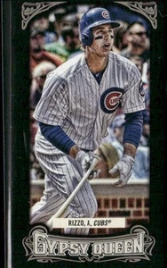 2014 Topps Gypsy Queen #63 Anthony Rizzo Mini Black #/199 - Picture 1 of 2