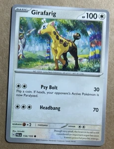 Pokemon Paldea Evolved Girafarig 154/193 - Picture 1 of 1