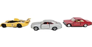Tomica 1970s Tomy #1 Red Nissan New Bluebird SSS C, Corona GT, Alpine Renault  - Picture 1 of 19