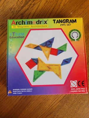 Archimedrix 29pc Magnetic Tile Building Set - NEW - Image 1 of 3