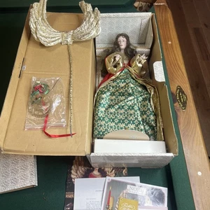 Muñeca Franklin Mint Heirloom Noel El Ángel de la Navidad Vintage 1988 Con Caja - Imagen 1 de 6