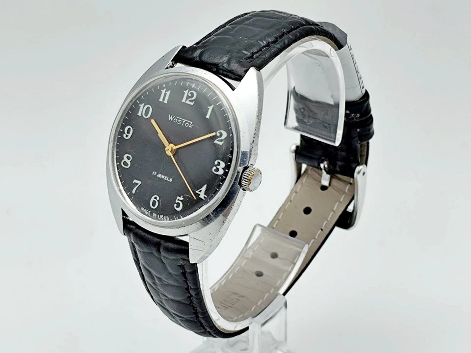 Reloj Pulsera WOSTOK 2409 Soviético Vintage 17 Joyas Vostok URSS Reloj Reparado Foto 1 de 4