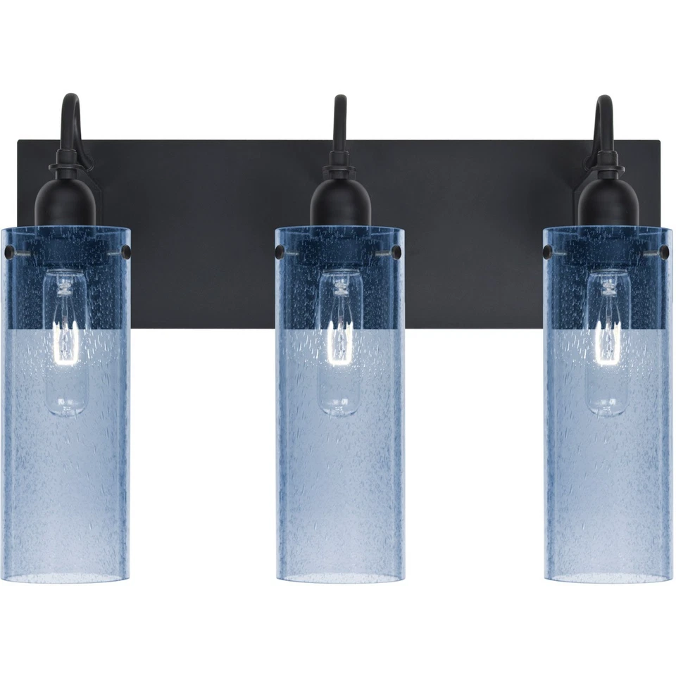 Luz de tocador de baño negra Besa Lighting 3WG-JUNI10BL-BK June 10 Foto 1 de 1